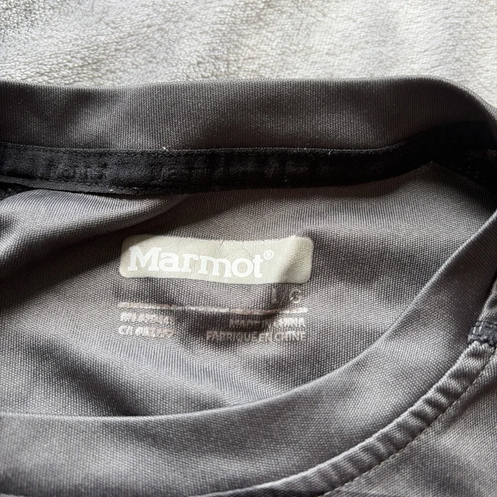 Lot of 2 Marmot Athletic Running Shirts Youth Boys‎ Size Large Activewear